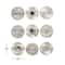 Silver Stainless Steel Glam Wall Décor Accent Set